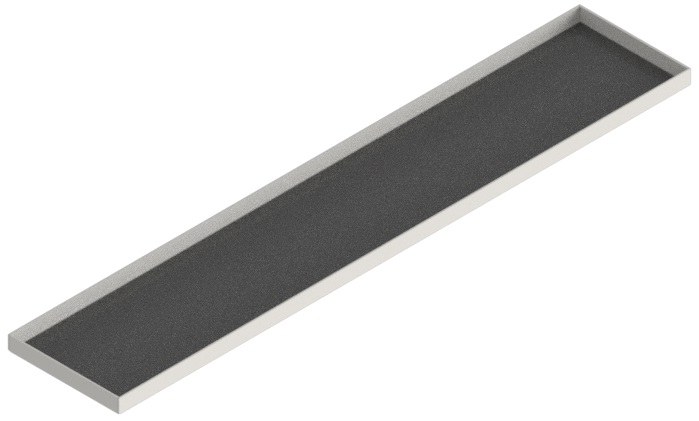 Produktbild UBK 201 223  -  Blind-Deckel zu UBK 200 mit Kante geschlossen, für 22mm Vertiefung